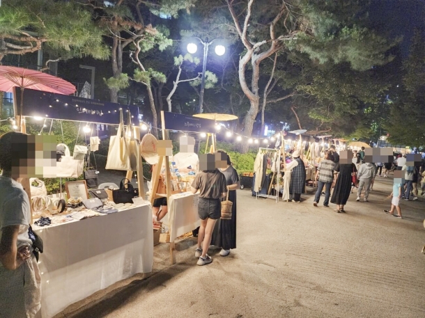 석촌호수 플리마켓 아시아의 밤