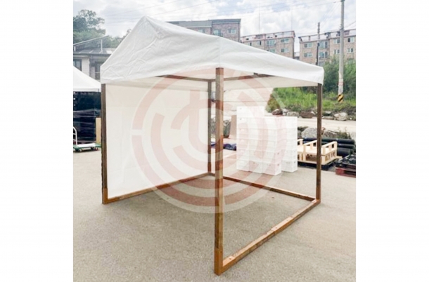  우드하우스 옆면[방수천]