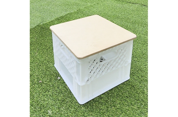 우유박스 의자(화이트)