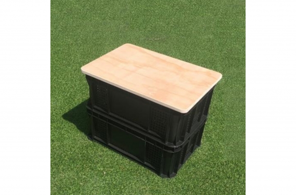 우유박스 테이블(블랙)