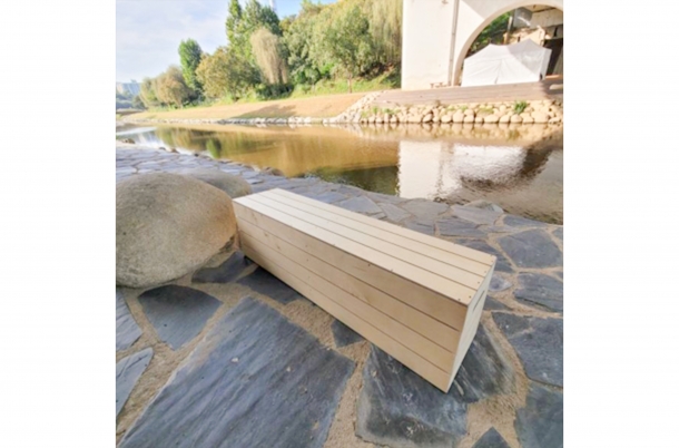  파레트 의자 [3인용]