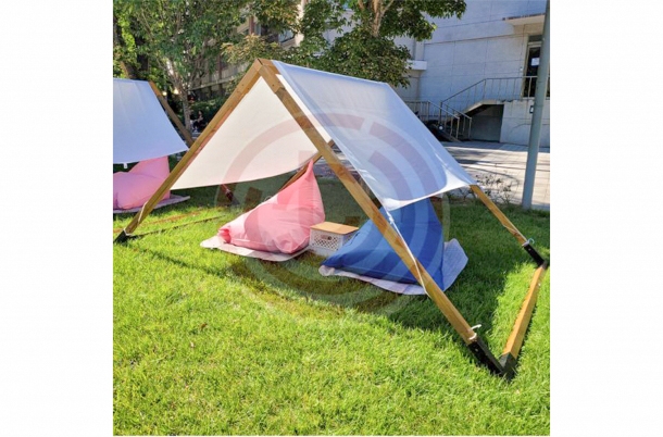 [SET]커플하우스+빈백2개+우유박스테이블 SET